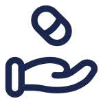 Hand Pills SVG Icon
